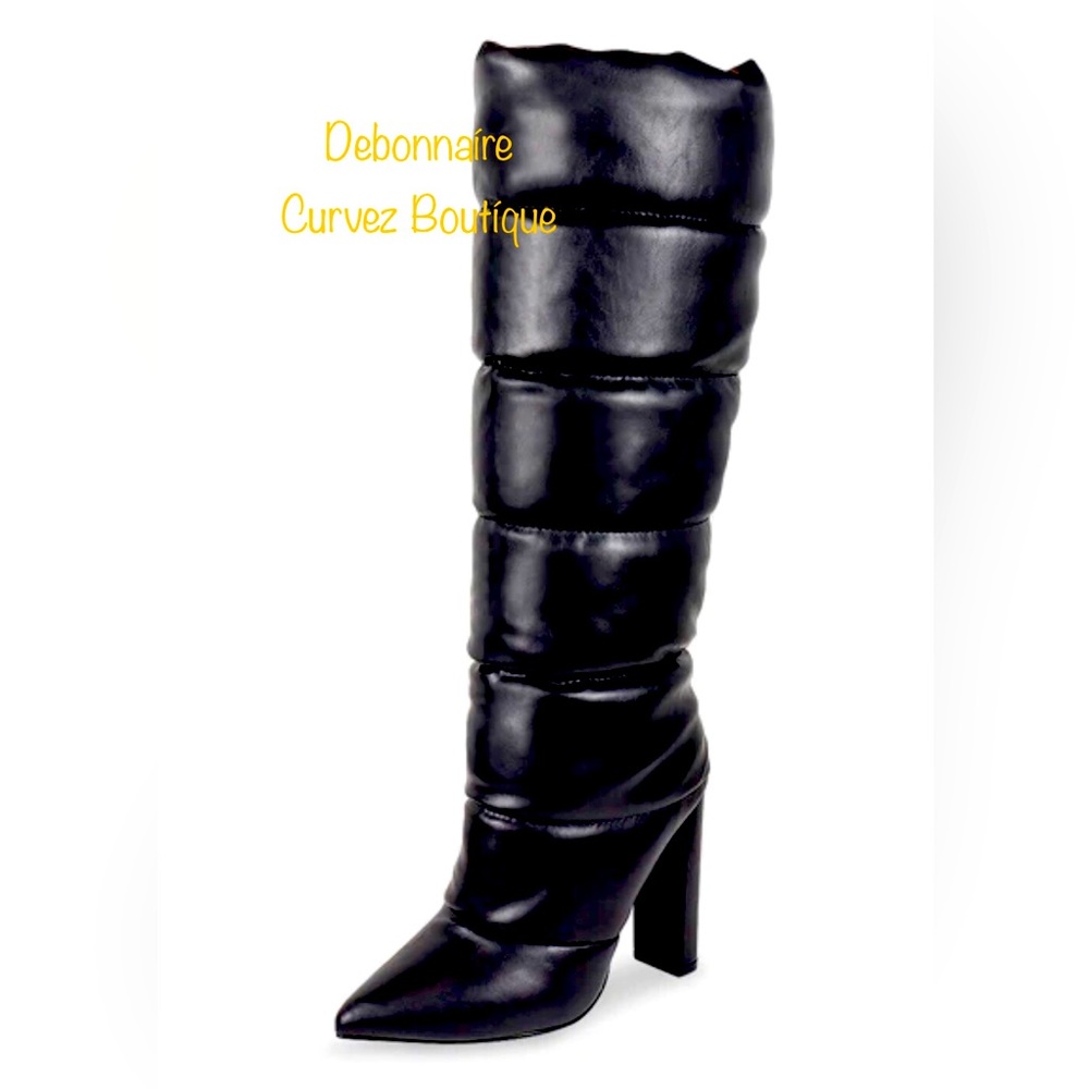 Gorgeous Black Knee High Boots